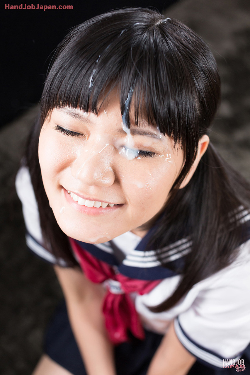 Cute Japanese schoolgirl bares her pussy before getting cum on face after a HJ 色情照片 #429088767 | Handjob Japan Pics, Tsukushi Mamiya, Schoolgirl, 手机色情
