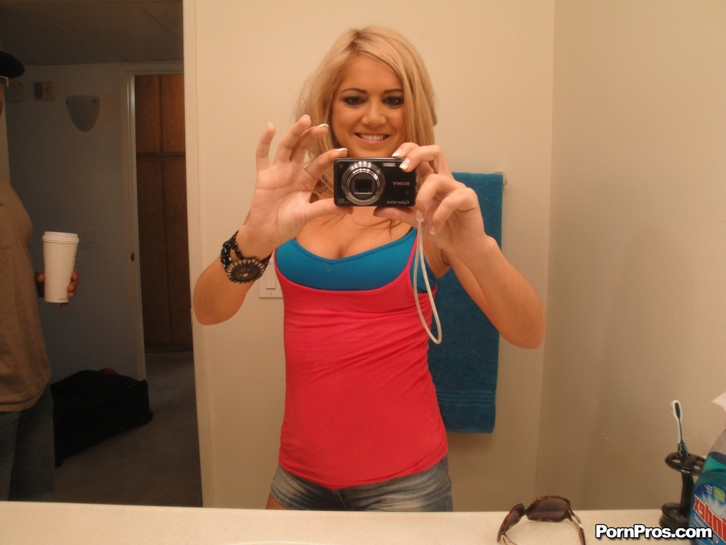 Cute blonde teen Ashley Abott snaps off self shots while undressing in mirror photo porno #425990261 | 18 Years Old Pics, Ashley Abott, Selfie, porno mobile