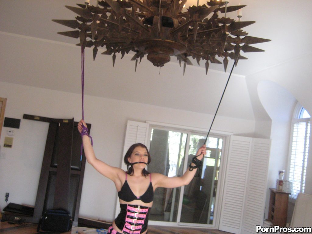 Female Honey Foxxx is left to face the difficulties of her ex-boyfriend who has tied her up.