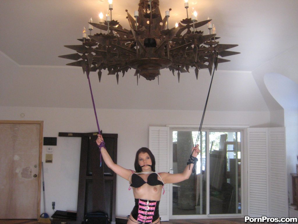 Female Honey Foxxx, who is tied up, is left to face the difficulties of her ex-boyfriend.