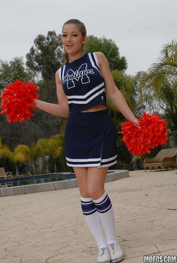 Teen cheerleader Dani Daniels pulls up her skirt to toy her gloryhole 色情照片 #425588571 | She Is A Freak Pics, Dani Daniels, Cheerleader, 手机色情