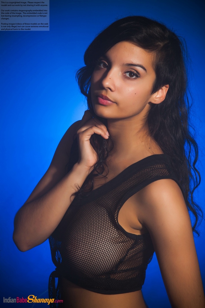 Indian female models non nude in a see thru top and shorts ポルノ写真 #425078078