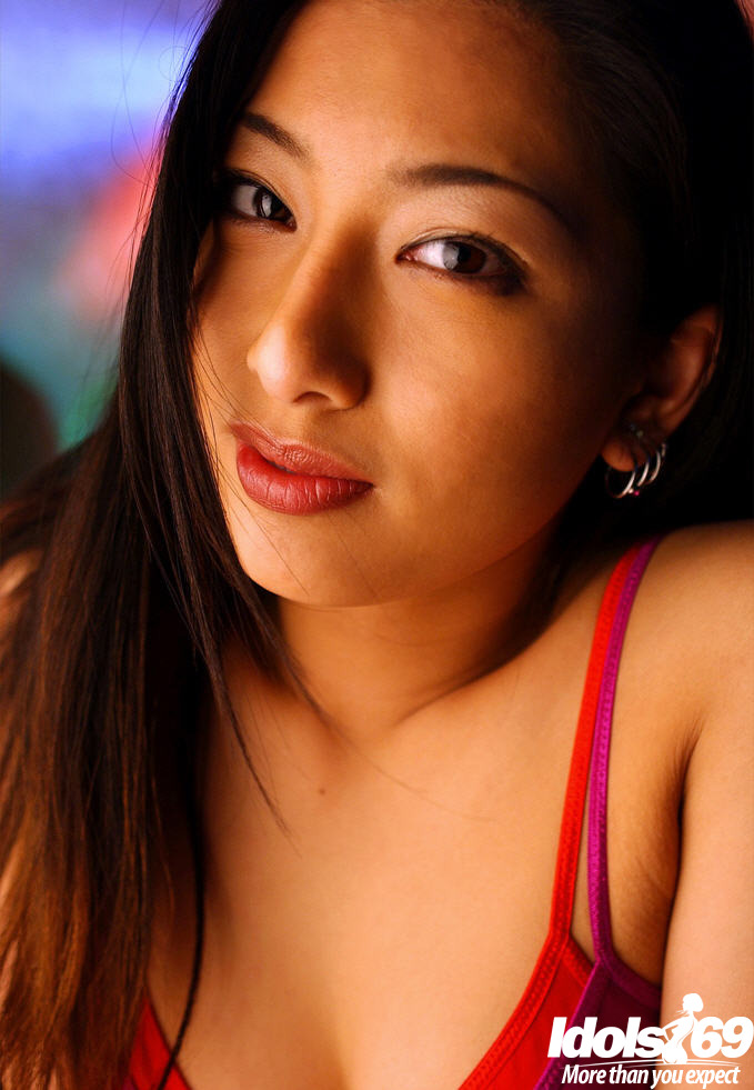 Stunning asian babe Ran Asakawa uncovering her petite tiny tits photo porno #428469517