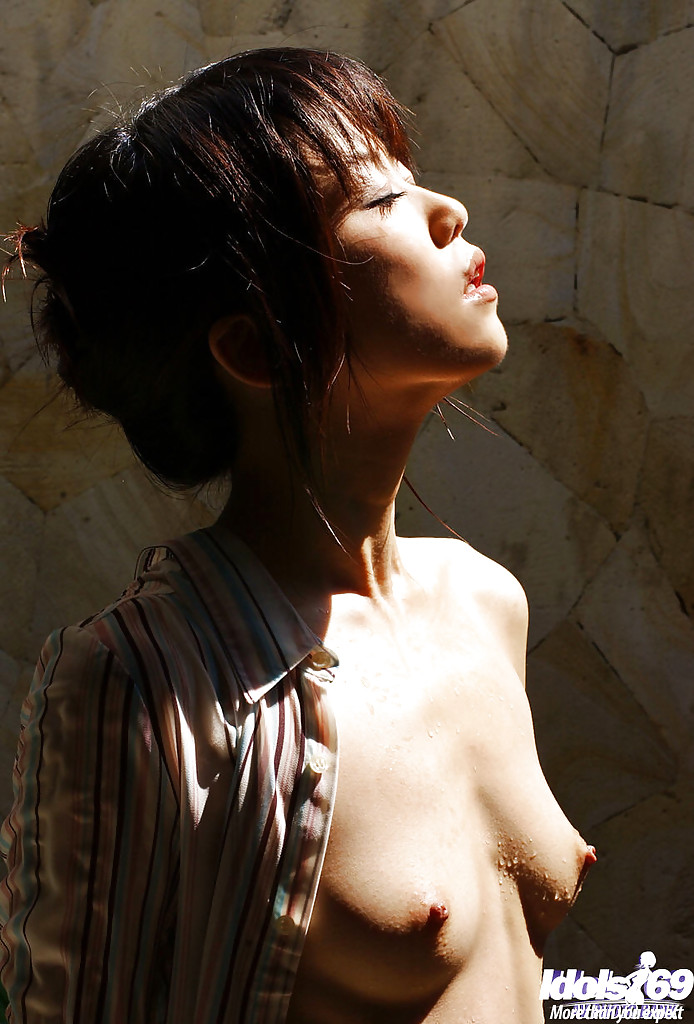 Sexy asian babe Saki Ninomiya showcasing her perky tits and unshaven cunt porn photo #423781646