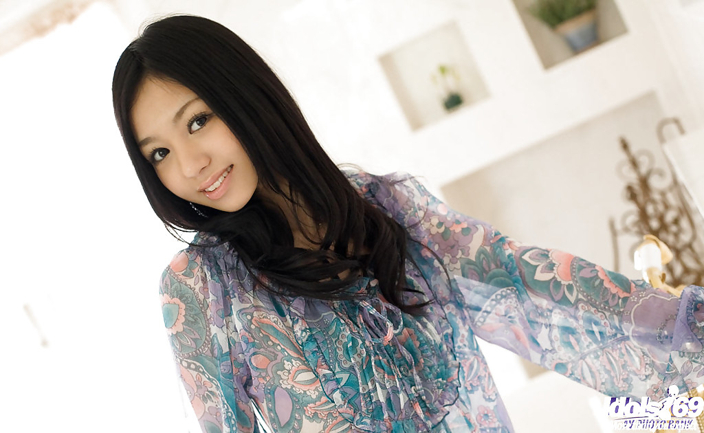 Ravishing asian coed Aino Kishi ucovering her graceful body photo porno #424262566