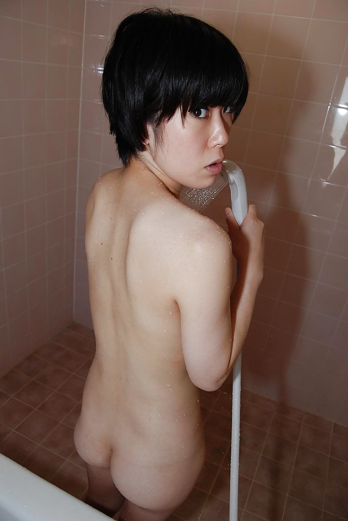 Slippy asian girl with neat ass and tiny tits Rina Iida taking shower ポルノ写真 #426558014