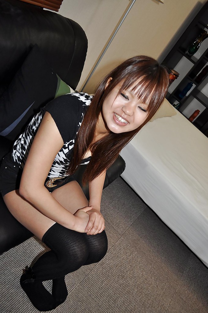 Naughty asian teen Minami Aida undressing and playing with a vibrator photo porno #428208961