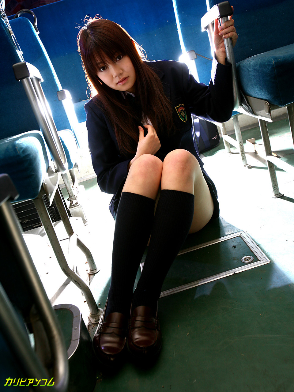 Japanese Schoolgirl With Huge Tits Yayoi Yoshino Gets Nailed On The Bus