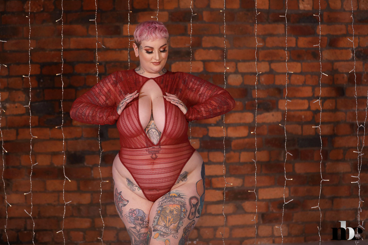Fatty babe Galda Lou strips off her sexy lingerie & flaunts tattooed hot body порно фото #422683288 | Nothing But Curves Pics, Galda Lou, Tattoo, мобильное порно