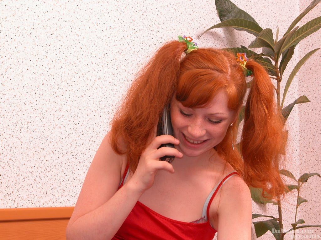 Redhead European teen Flora deepthroats and rides dick while being filmed zdjęcie porno #427978921