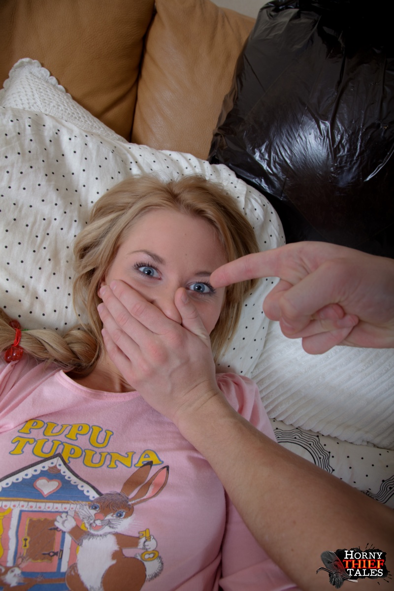 Teen Galine gets woken up, fucked and facialed by two crazy thieves foto porno #423823884