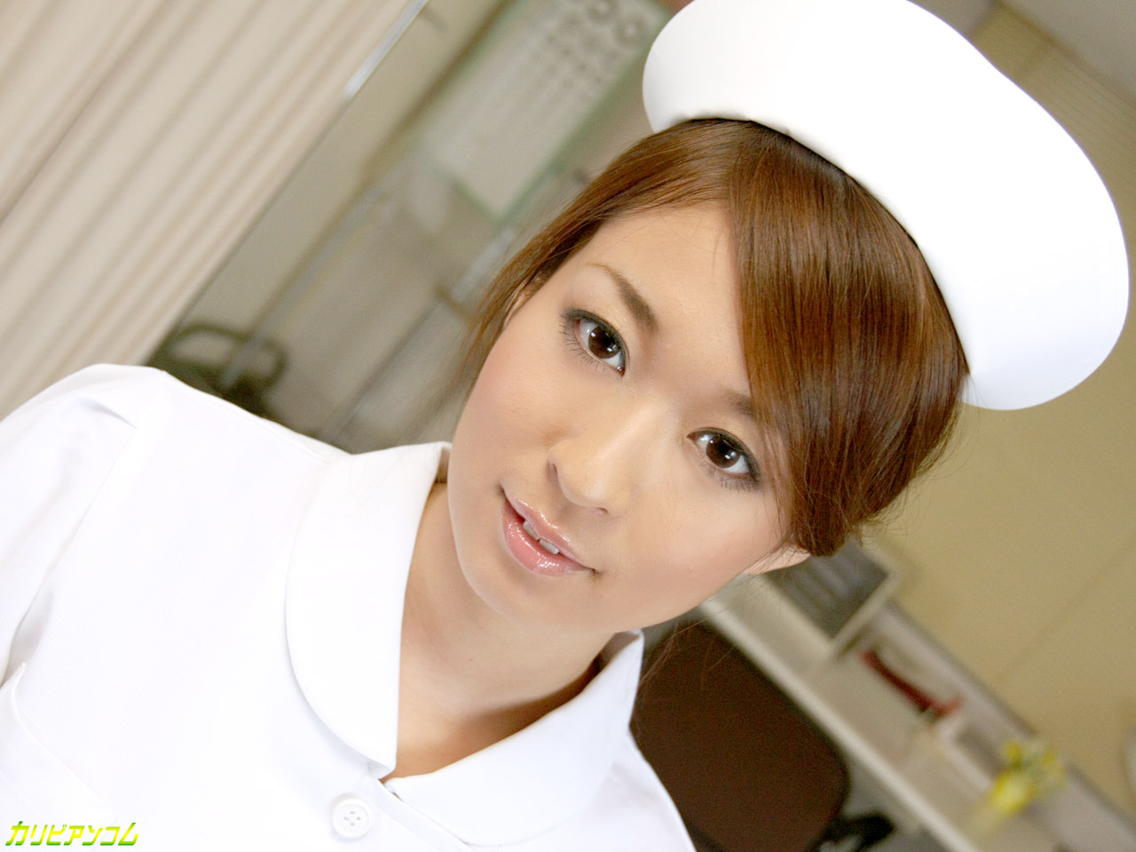 Cute Japanese nurse Risa Misakimasturbates at work before getting fucked foto porno #426255456