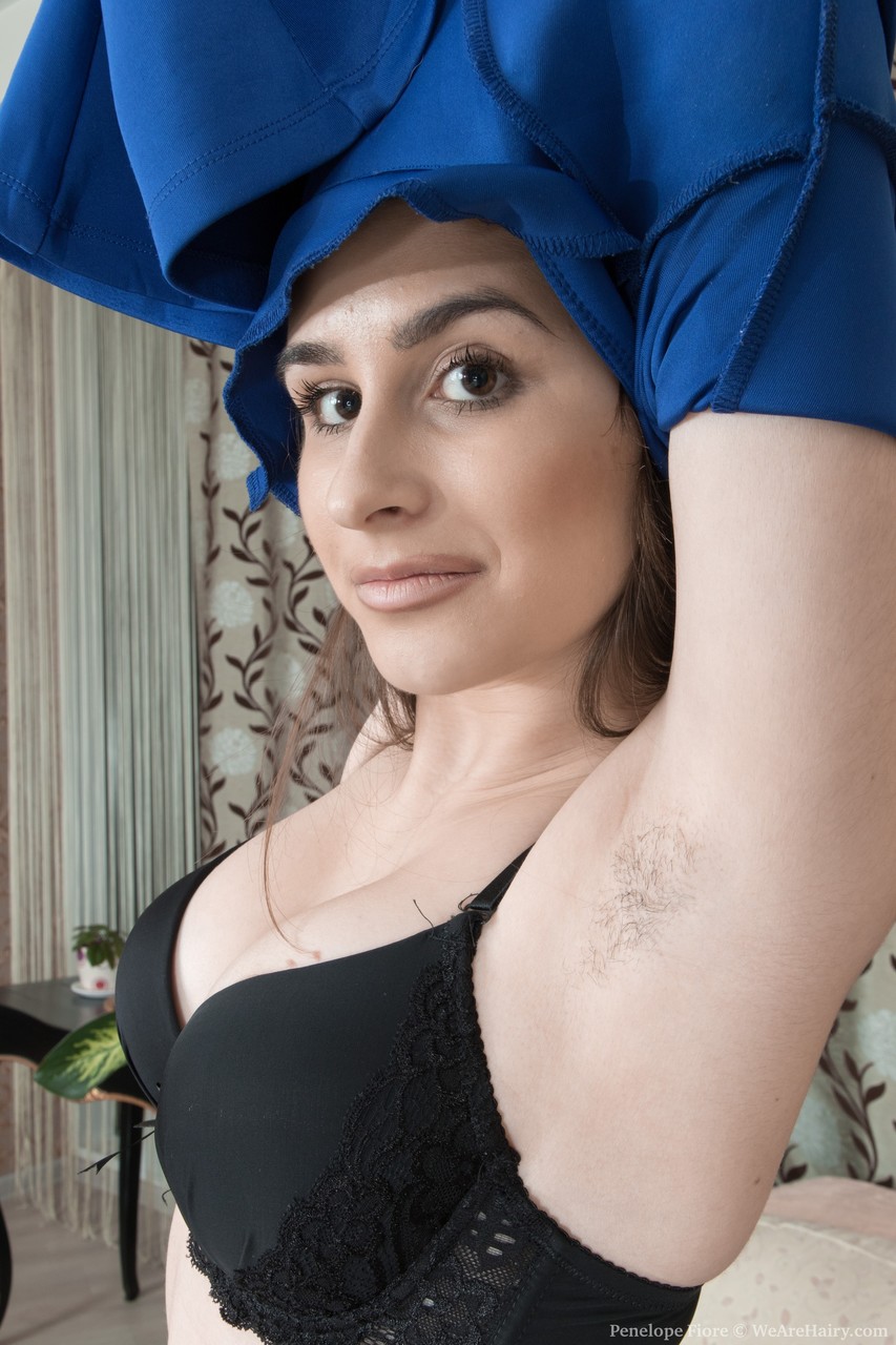 Ukrainian beauty Penelope Fiore flaunts sexy bubble butt & hot hairy muff porn photo #422455061