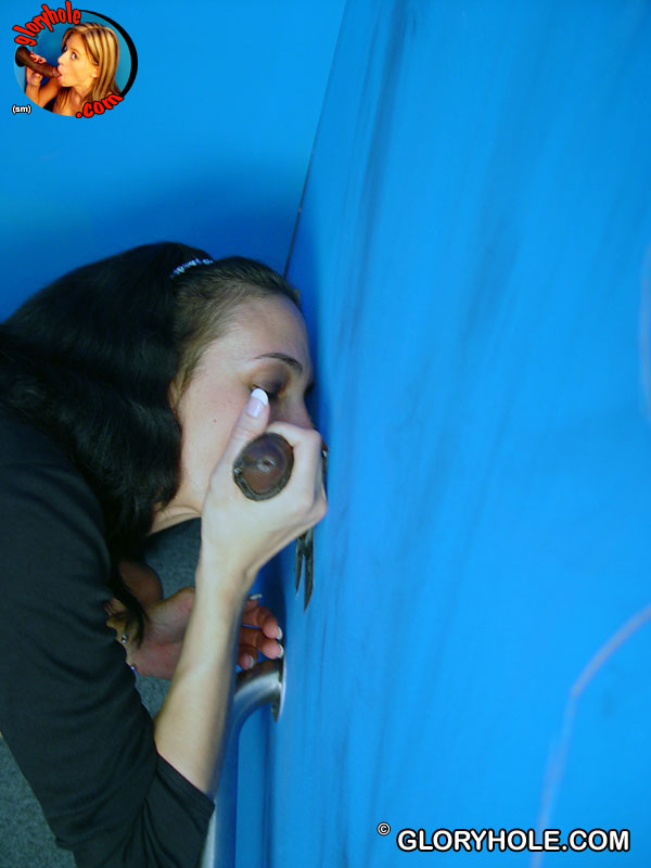 Kinky Katrina Rosebud pleasures herself sucking on big black gloryhole dick zdjęcie porno #425103624