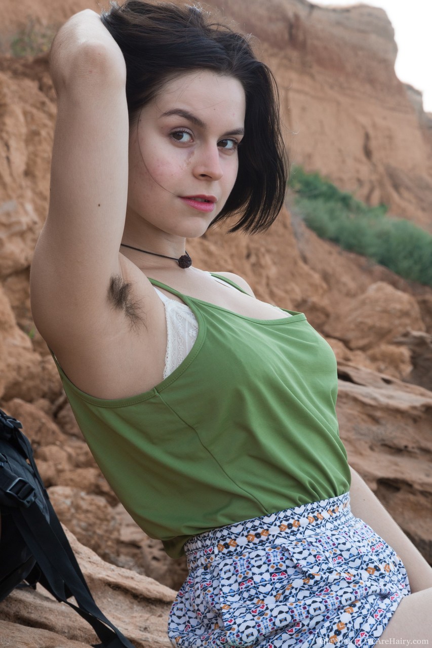 Cute Ukrainian chick Ole Nina strips naked outdoors and shows her muff 色情照片 #425396767 | We Are Hairy Pics, Ole Nina, Beach, 手机色情