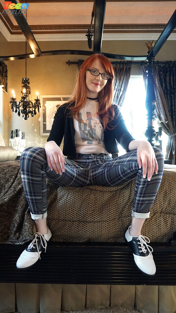 Nerdy redheaded teen Krystal Orchid gets penetrated by a large cock after porno fotoğrafı #427891225 | Teen Fidelity Pics, Krystal Orchid, Ryan Madison, Redhead, mobil porno
