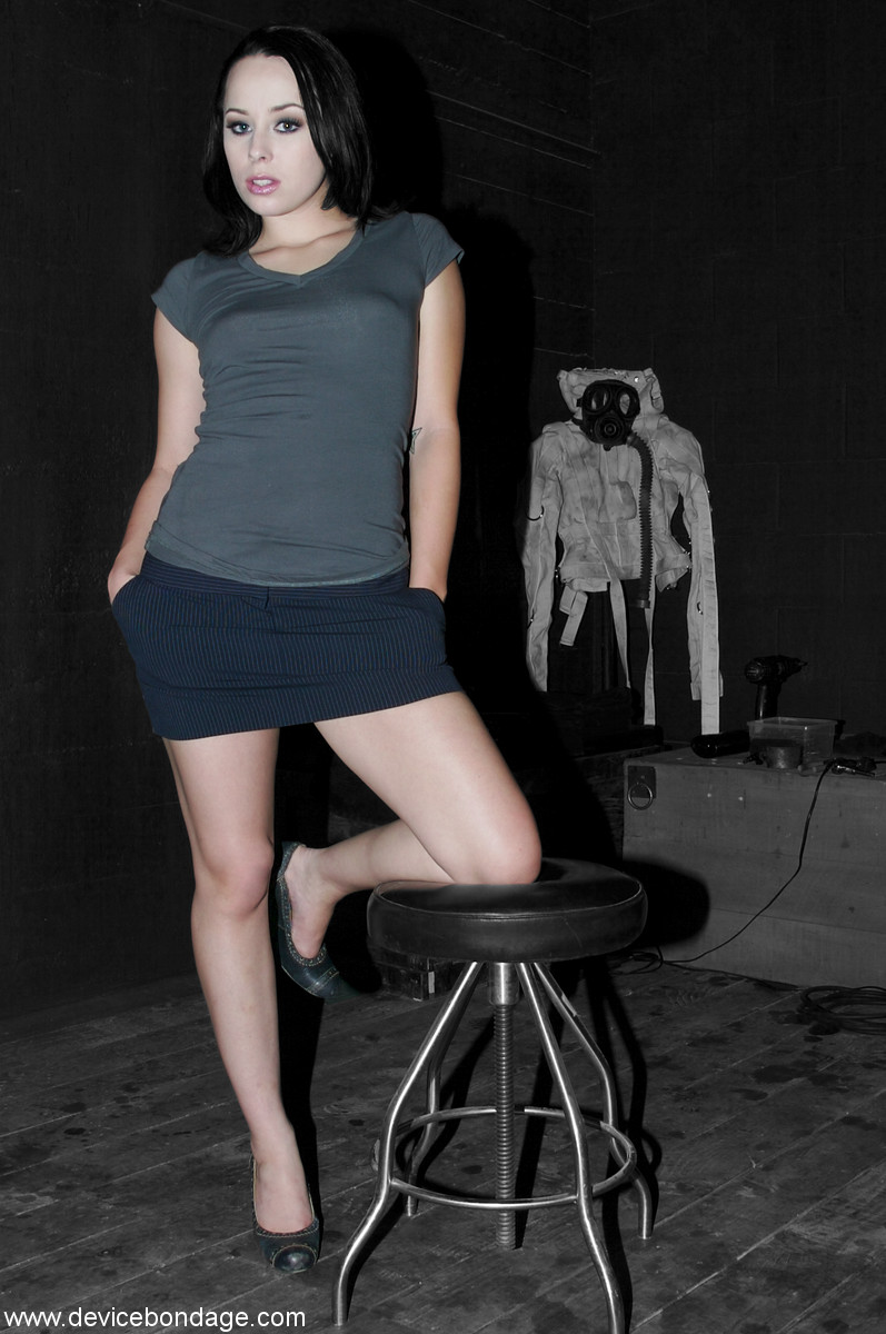 White female Alexa Von Tess poses fully clothed in a miniskirt and heels порно фото #427577758 | Device Bondage Pics, Alexa Von Tess, Bondage, мобильное порно