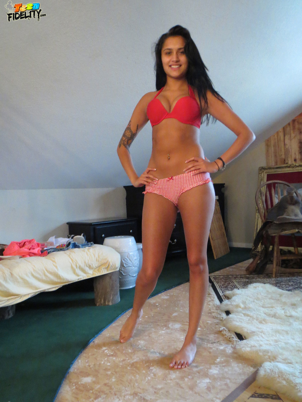 Teen babe with small tits Giselle Mari drops bra & panties to spread topless zdjęcie porno #426685752 | Teen Fidelity Pics, Giselle Mari, Ryan Madison, Italian, mobilne porno