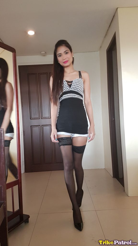 Guy jerks off looking at skinny Filipina in stockings and cums on her face porno foto #423762733 | Trike Patrol Pics, Hazel, Filipina, mobiele porno