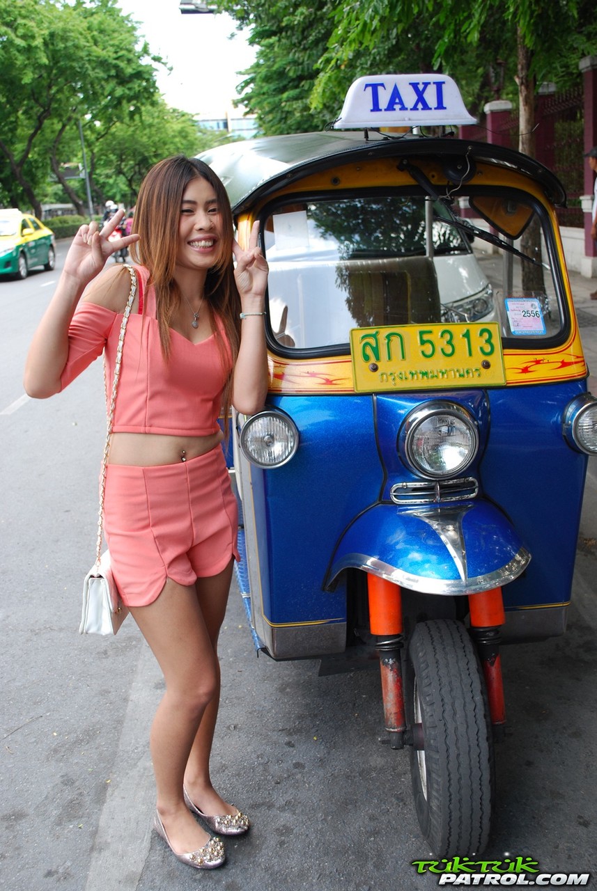 Young Thai girl gets picked up a visiting tourist that is looking for a gf porn photo #424812089