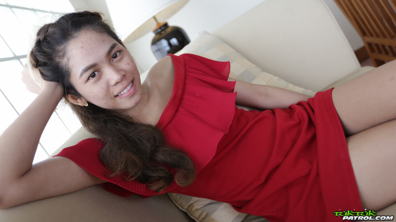 Cute first timer from Thailand poses in her red dress prior to modeling gig 色情照片 #422455949 | Tuk Tuk Patrol Pics, Mee, Asian, 手机色情