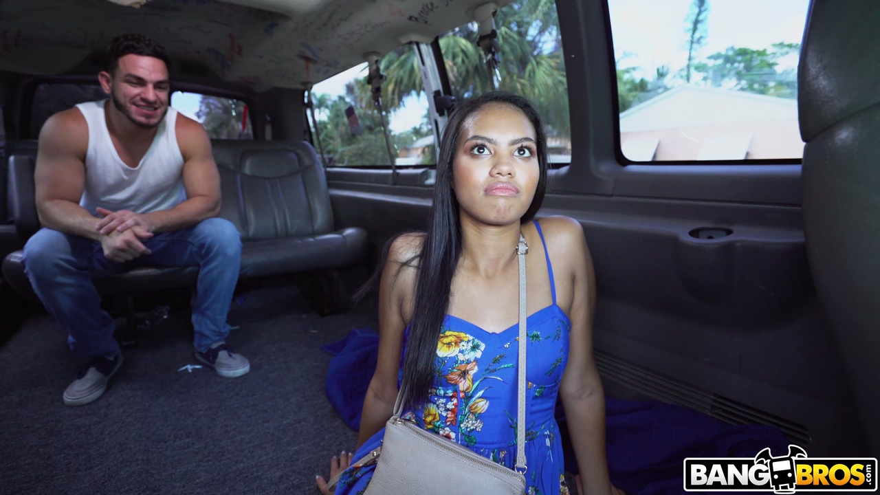 Ebony teen Berlyn Toy gets paid well to have sex with a stranger in the van porn photo #429150624