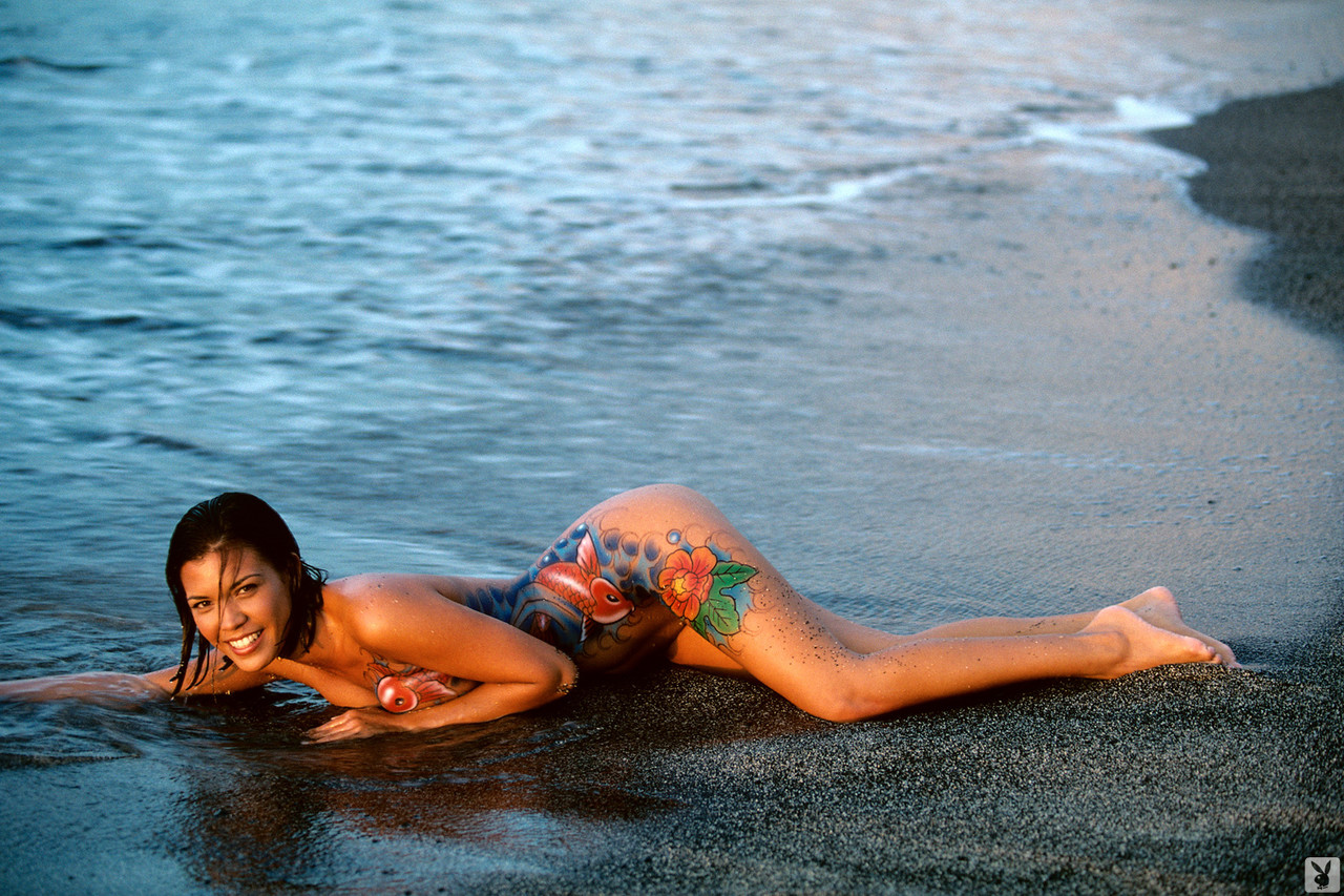 American big breasted babes enjoy this nude photoshooting on the beach 色情照片 #426962048 | Playboy Plus Pics, Brooke Richards, Kalin Olson, Centerfold, 手机色情