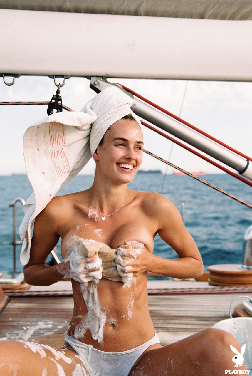 Exclusive set of well curved female sailor Johanne Landbo showing her assets 色情照片 #427603847 | Playboy Plus Pics, Johanne Landbo, Centerfold, 手机色情