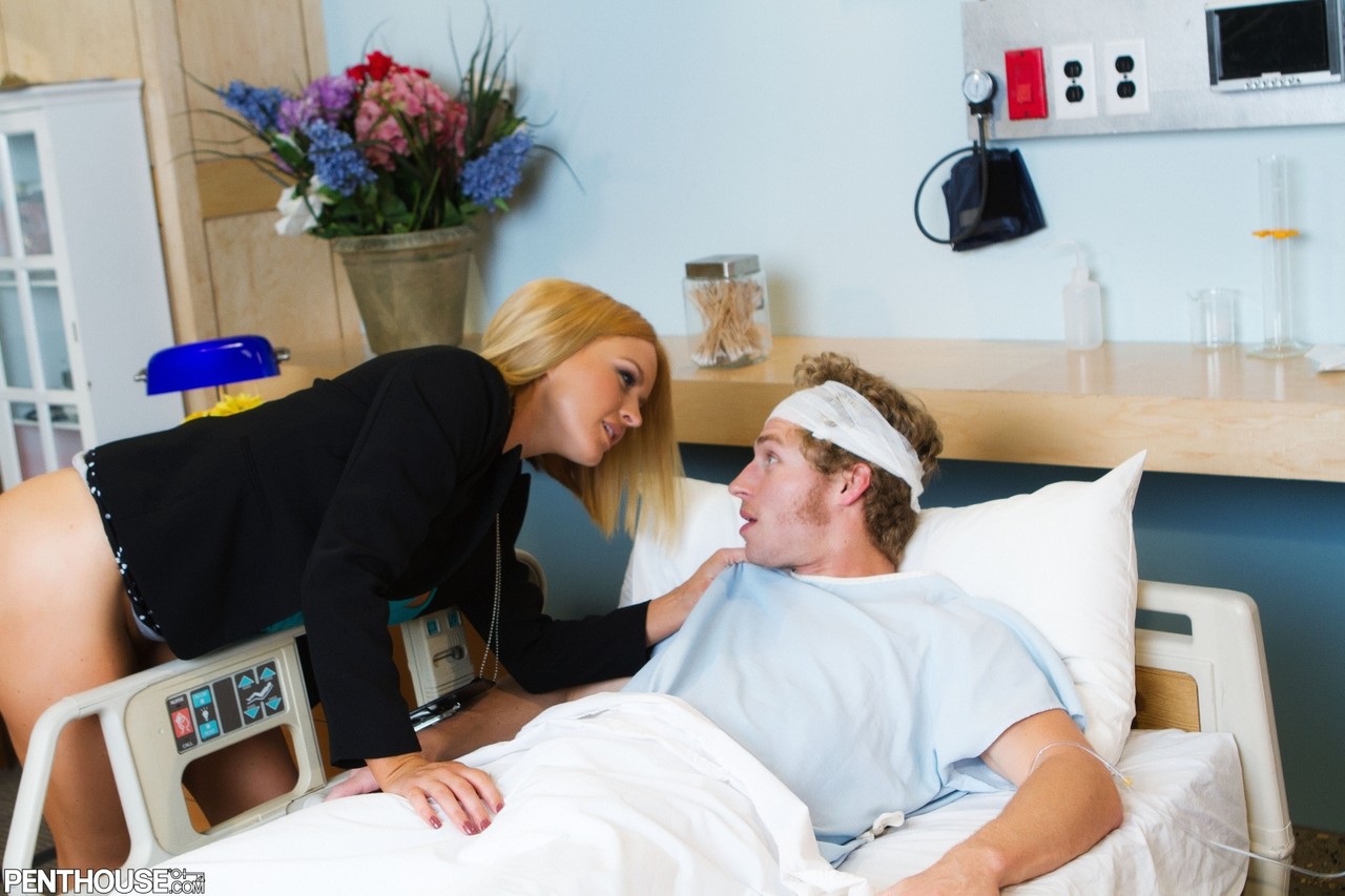Blonde with huge juggs Krissy Lynn rides fat dick on hospital bed 포르노 사진 #425658465 | Penthouse Gold Pics, Krissy Lynn, Michael Vegas, Centerfold, 모바일 포르노