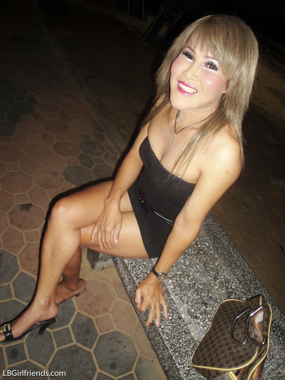 Check Out Jeab   A Ladyboy Who Loves The Beach And Loves Showing Off