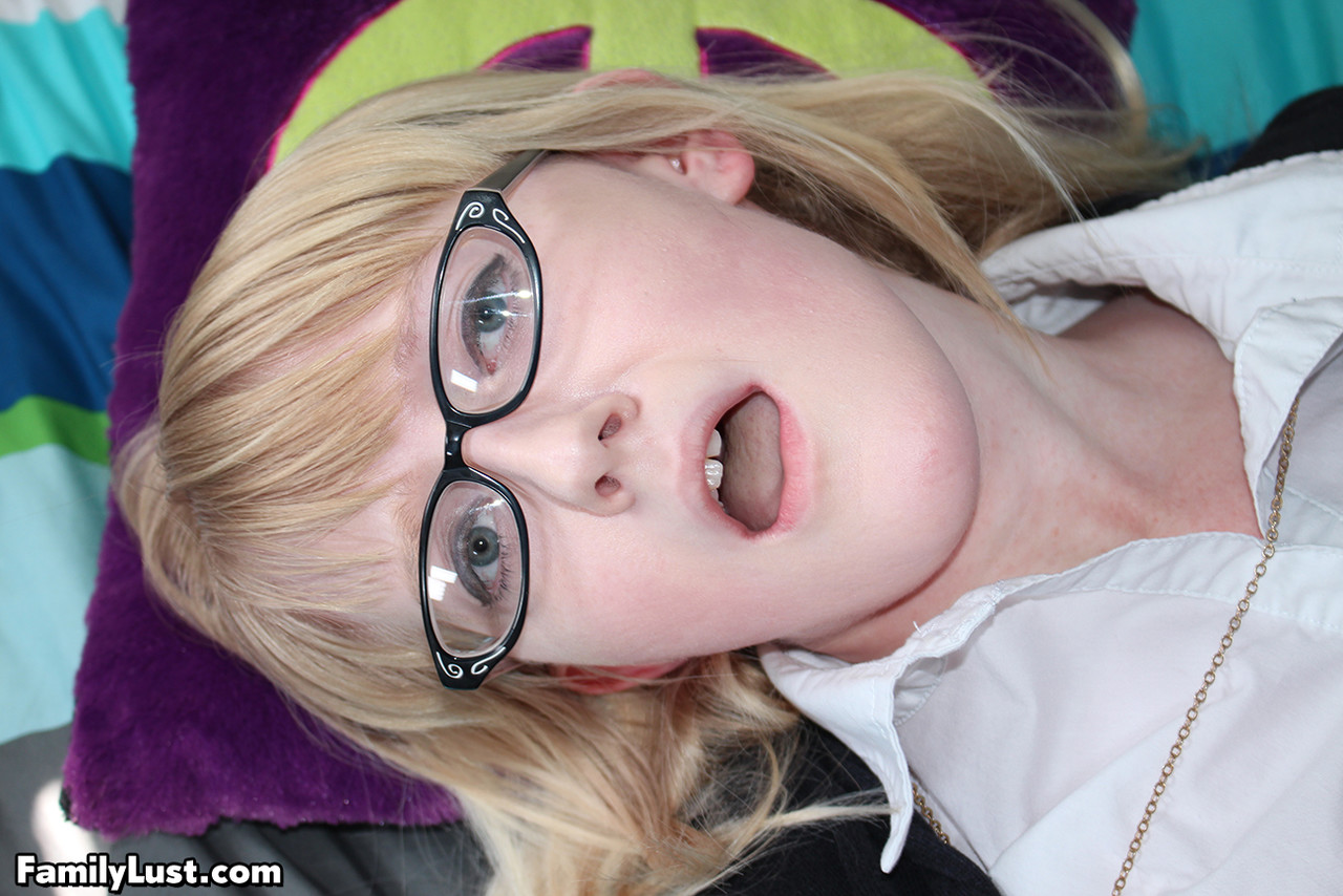 Pale nerdy teen Krystal Orchid gets rammed in bedroom hardcore with stepdad foto porno #428320633 | Family Lust Pics, Krystal Orchid, Pike Nelson, Glasses, porno móvil