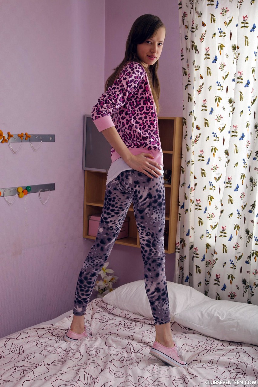 Skinny Slovakian brunette teen Xenia B teases fully clothed in her bedroom zdjęcie porno #425803125 | Club Seventeen Pics, Kitana A Demida, Teen, mobilne porno