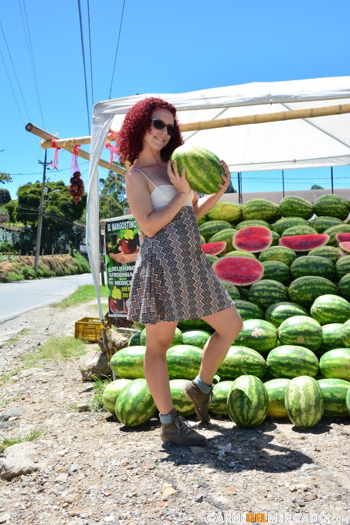 Redhead girl with small tits shows off her trimmed pussy sweet as a watermelon porno fotoğrafı #429136637