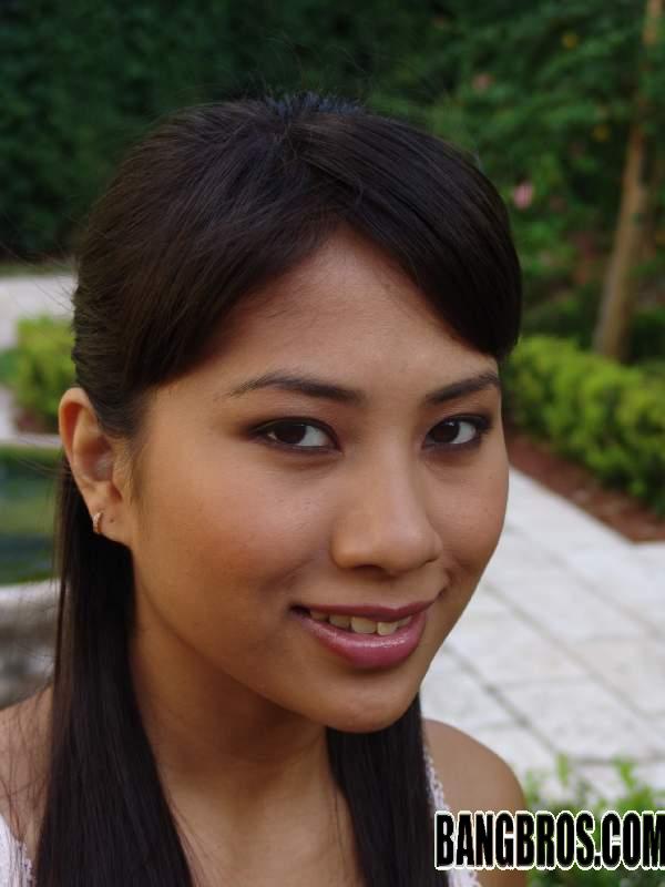 Lovely Asian chick Nyomi Marcela gives nice handjob and boobjob outdoors porn photo #424566030