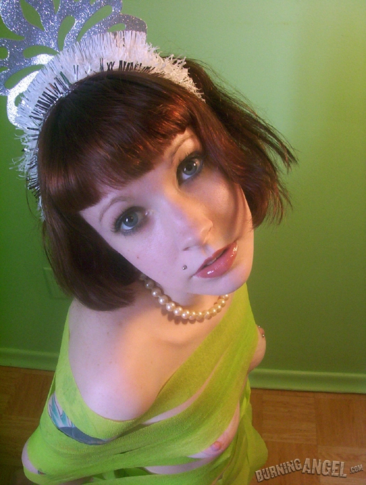 Bright eyed party princess Anouck shows pierced nipples wrapped in streamers порно фото #423683888 | Burning Angel Pics, Fetish, мобильное порно