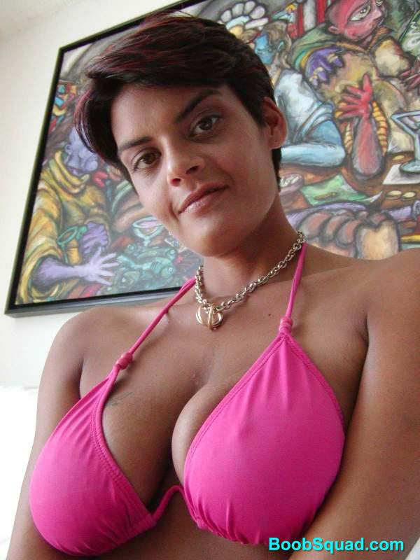 Busty Latina Thalia sucks a large dick and has rough protected sex porn photo #423978402