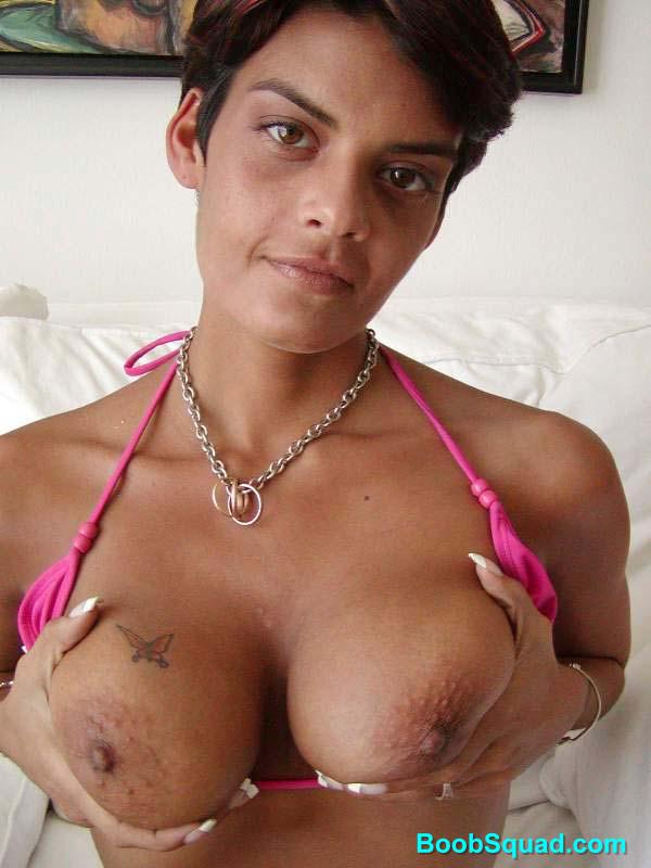 Busty Latina Thalia sucks a large dick and has rough protected sex photo porno #423978418