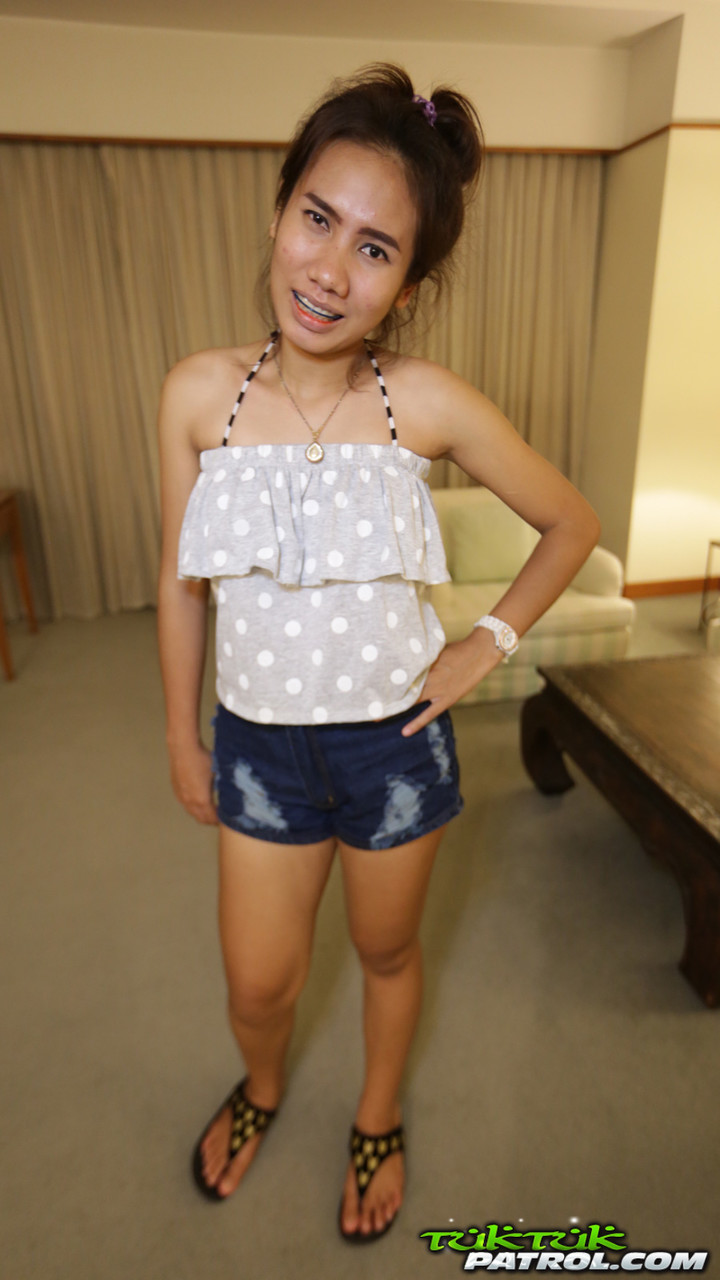 Thai cutie with braces Mint shows her petite body clothed in cotton panties 色情照片 #428130509 | Tuk Tuk Patrol Pics, Mint, Asian, 手机色情