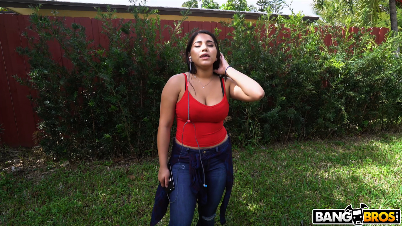 Hot Latina teen Julz Gotti gets her bubble butt grabbed while taking a dick porno fotoğrafı #426078990