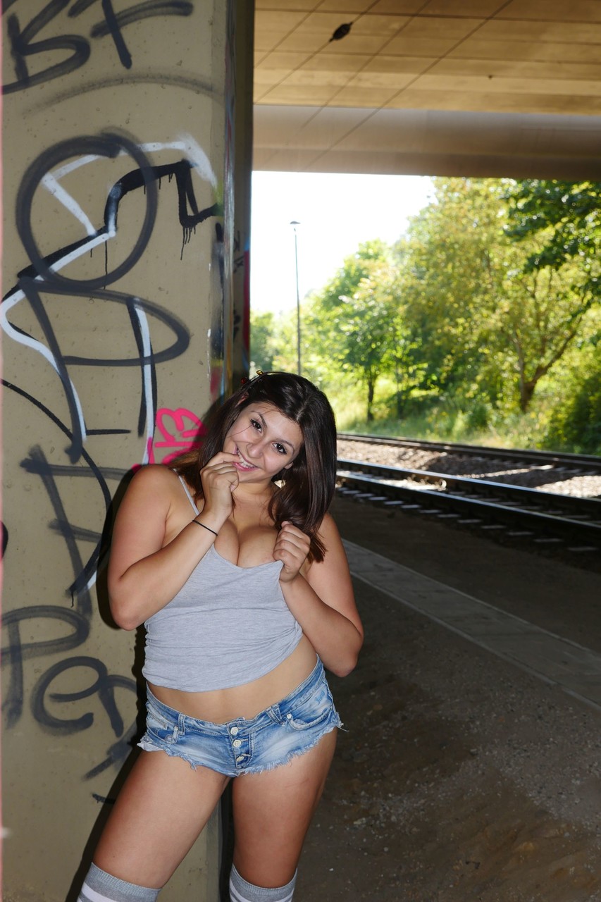 Hot German fatty July Johnson teases with a big tits & sexy ass by the railway porn photo #428540089 | MMV Films Pics, BIG GEORGE, JULY JOHNSON, German, mobile porn