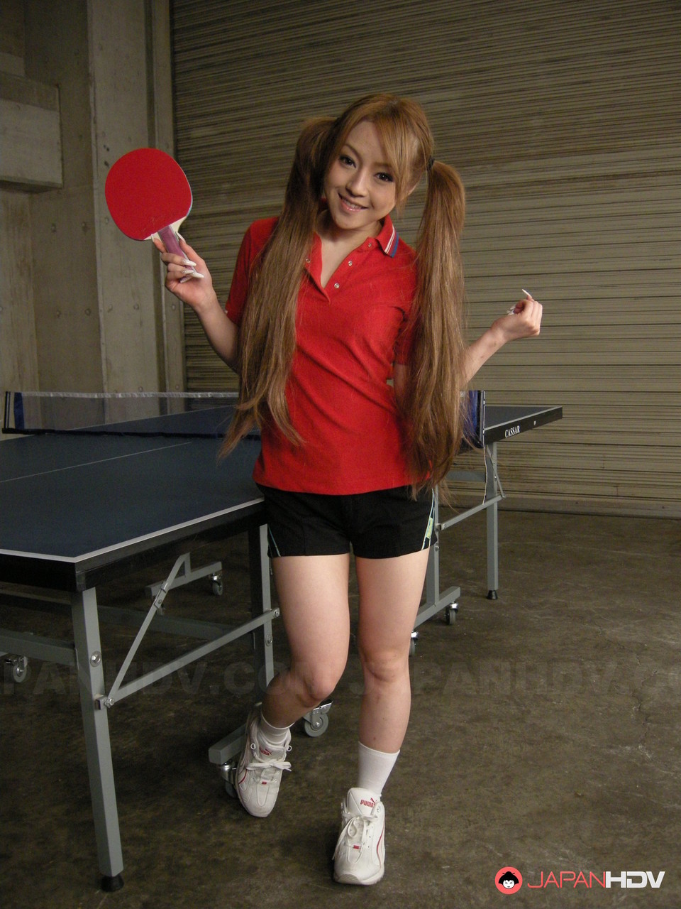 Japanese table tennis player Ria Sakurai gets face fucked by her coach porn photo #426550941