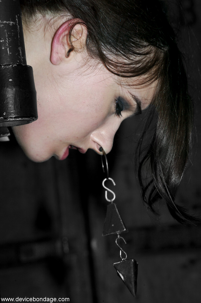 Dark haired babe with a big ass Sasha Grey gets abused in metal bondage foto pornográfica #427041327 | Device Bondage Pics, Sasha Grey, BDSM, pornografia móvel