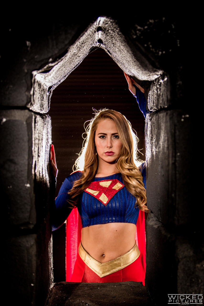 Horny Supergirl Carter Cruise gives a BJ and gets ass fucked by a villain photo porno #428876967