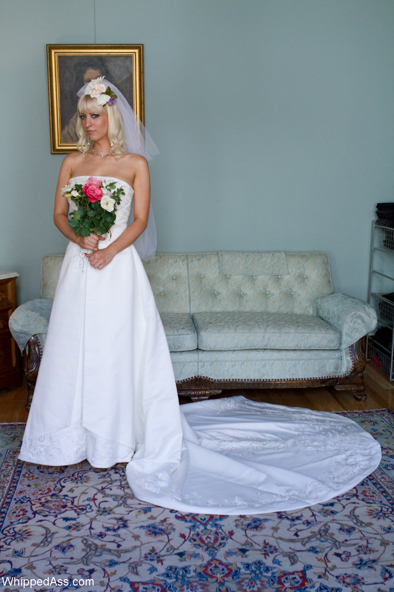 Sexy bride Cherry Torn teases in her wedding dress as her hot maids get drunk porno fotoğrafı #424213555