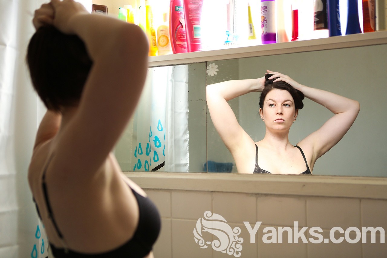 Slutty brunette Taliah Mac poses naked in the bathroom and shows cunt porno fotoğrafı #425733287 | Yanks Pics, Taliah Mac, Amateur, mobil porno
