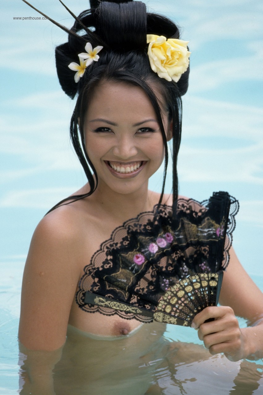 Slim Asian centerfold Caroline Koh exposes her body and poses in the pool порно фото #422592997 | Penthouse Gold Pics, Caroline Koh, Asian, мобильное порно