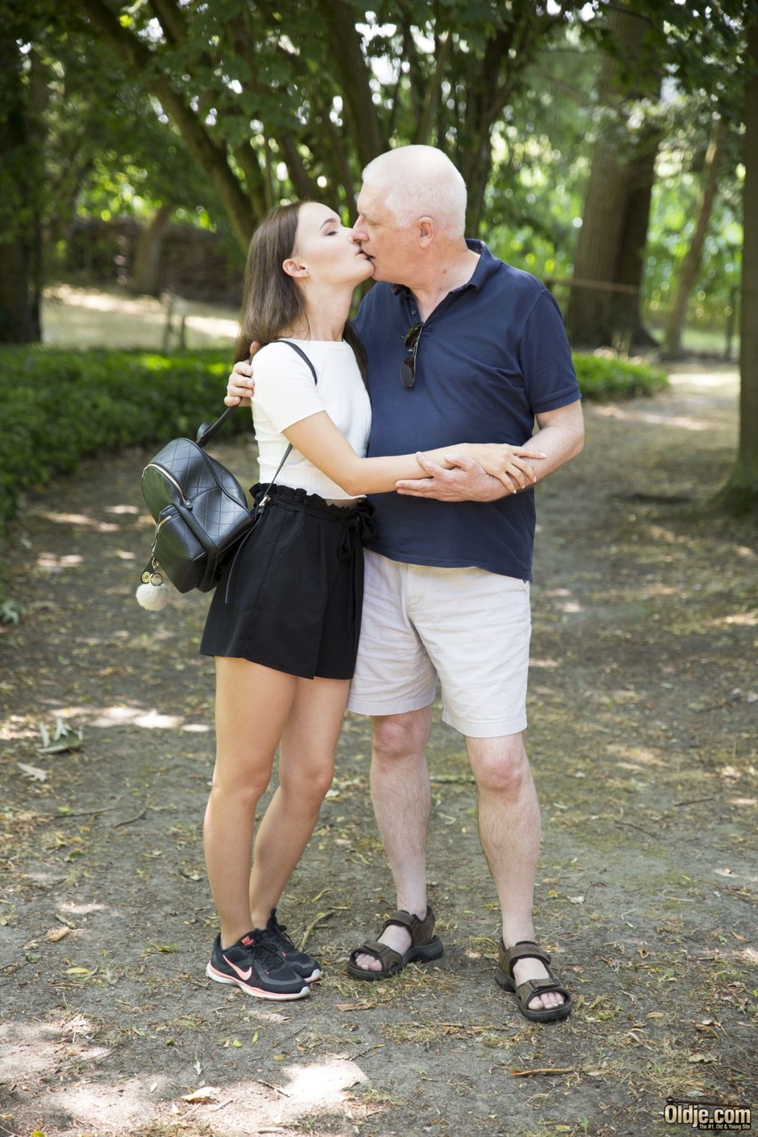 Russian teen Sasha Sparrow enjoying steamy outdoor sex with a very old man porn photo #426051647 | Oldje Pics, NICK, Sasha Sparrow, Old Young, mobile porn