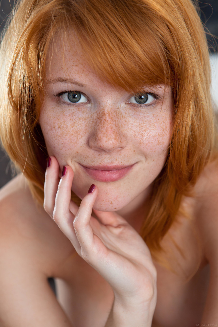 Czech teen Mia Sollis displays her cute freckled face & bald pussy up close porn photo #423521316 | Met Art Pics, Mia Sollis, Girlfriend, mobile porn