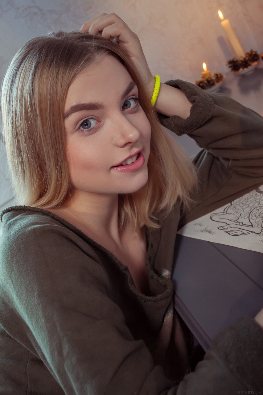 Belarusian teen Daniel Sea exposes her big tits & holes while eating a cake порно фото #423862253 | Met Art Pics, Daniel Sea, Girlfriend, мобильное порно