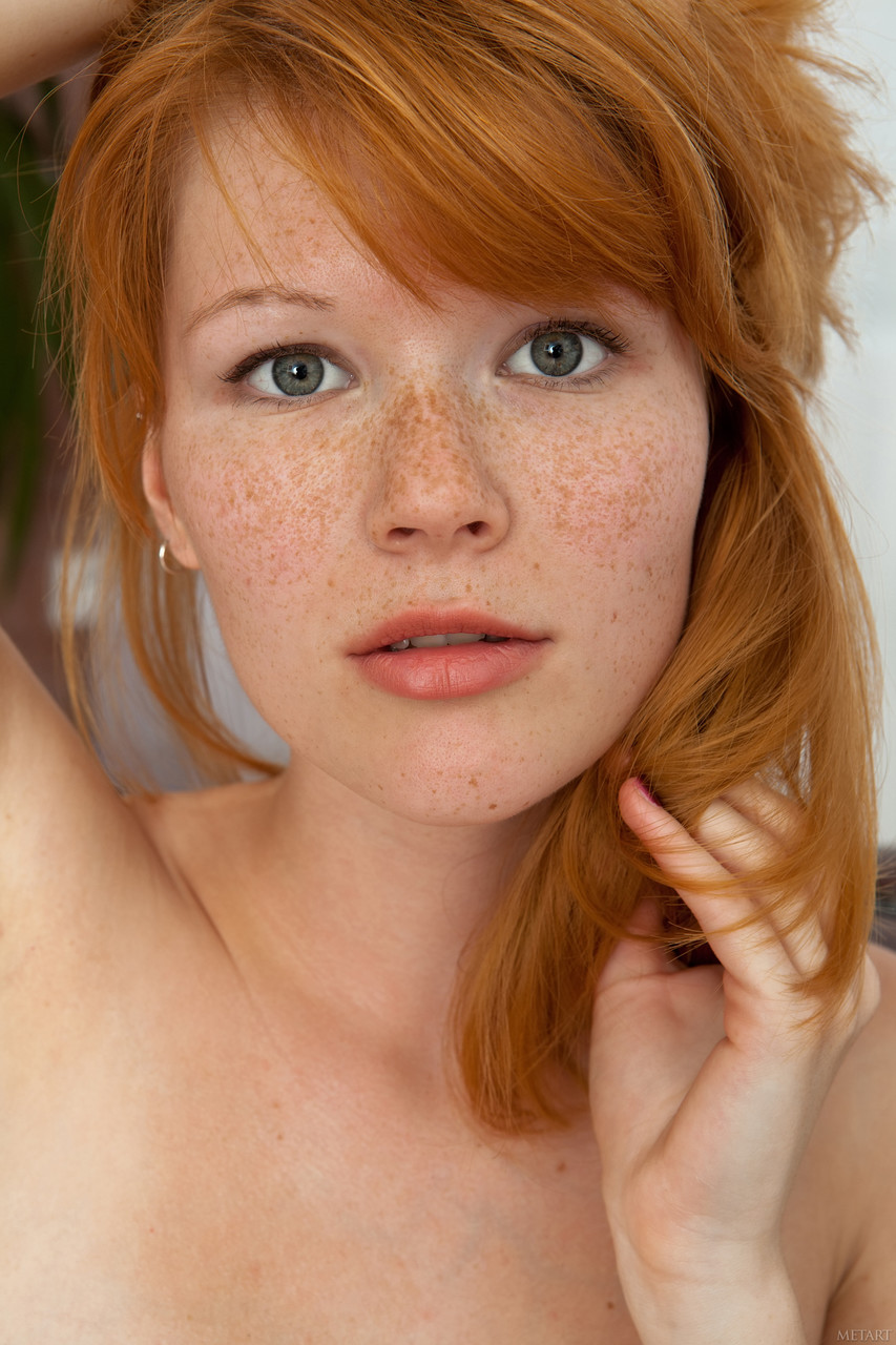Redheaded teen with nice boobs Mia Sollis poses naked in a solo photo porno #422454604 | Mia Sollis, porno mobile